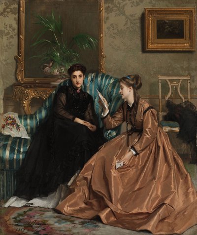 The Love Letter by Gustave Léonard de Jonghe  